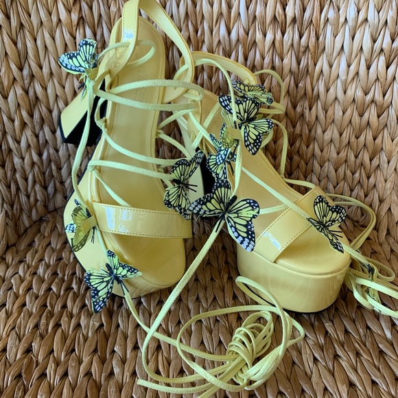 New Sugar Thrillz x Dolls Kill Butterfly Platforms - Picture 7 of 9